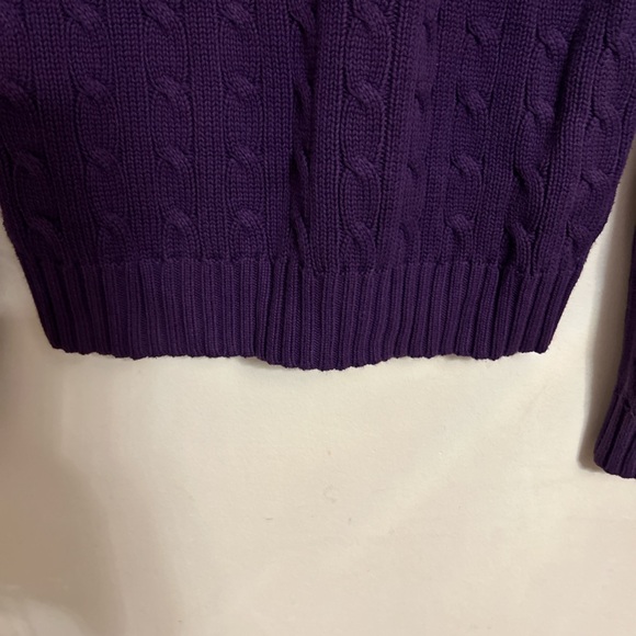 Purple Polo Sweater 💜 - Picture 4 of 4